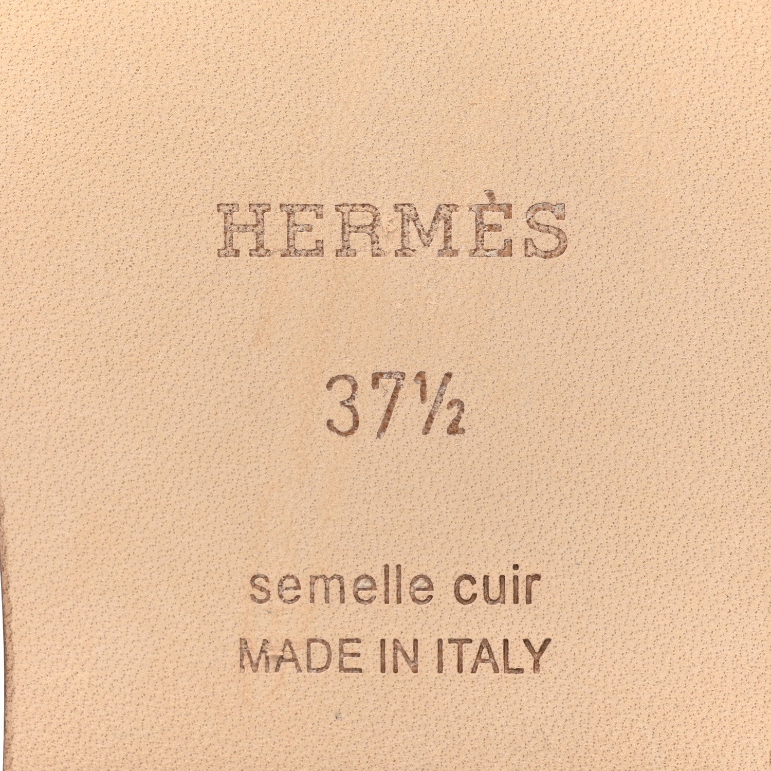 Hermes Denim Canvas Oran Sandals 37.5 Bleu Clair 6 of 9