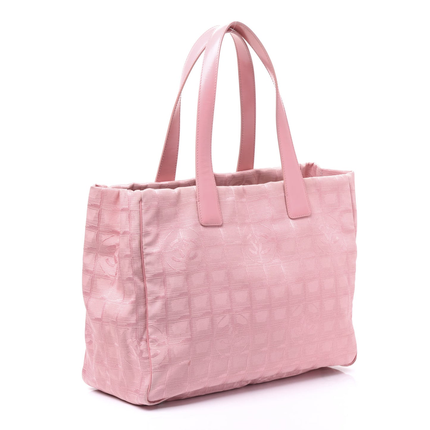Nylon Medium Travel Tote Pink