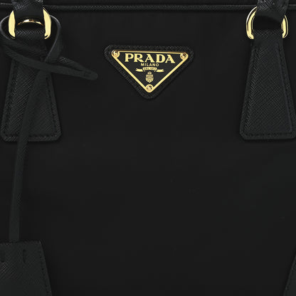 Prada Re-Nylon Saffiano Medium Re-Edition 1978 Two Handle Bag Black 7 of 9