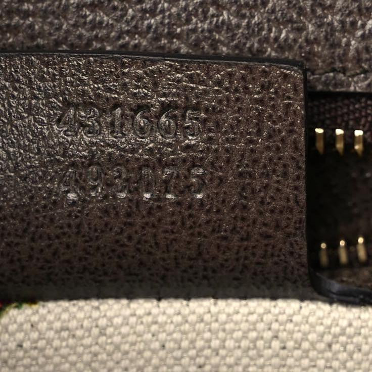 Calfskin Embroidered Medium Sylvie Top Handle Bag New Acero Multicolor