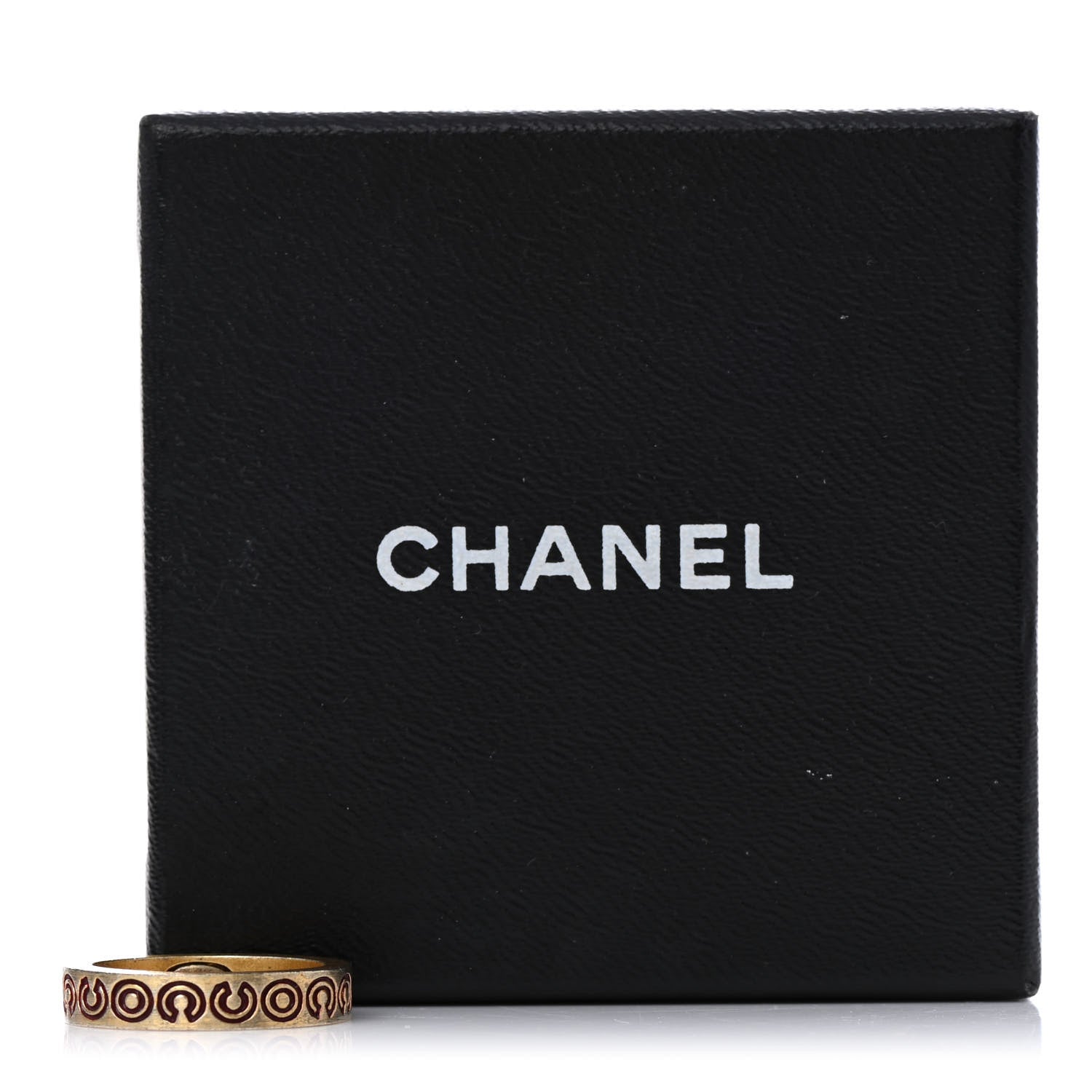 Chanel Metal Coco Logo Ring 54 Gold 5 of 5