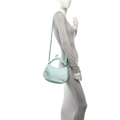 Lanvin Satin Cat Hobo Blue 2 of 9