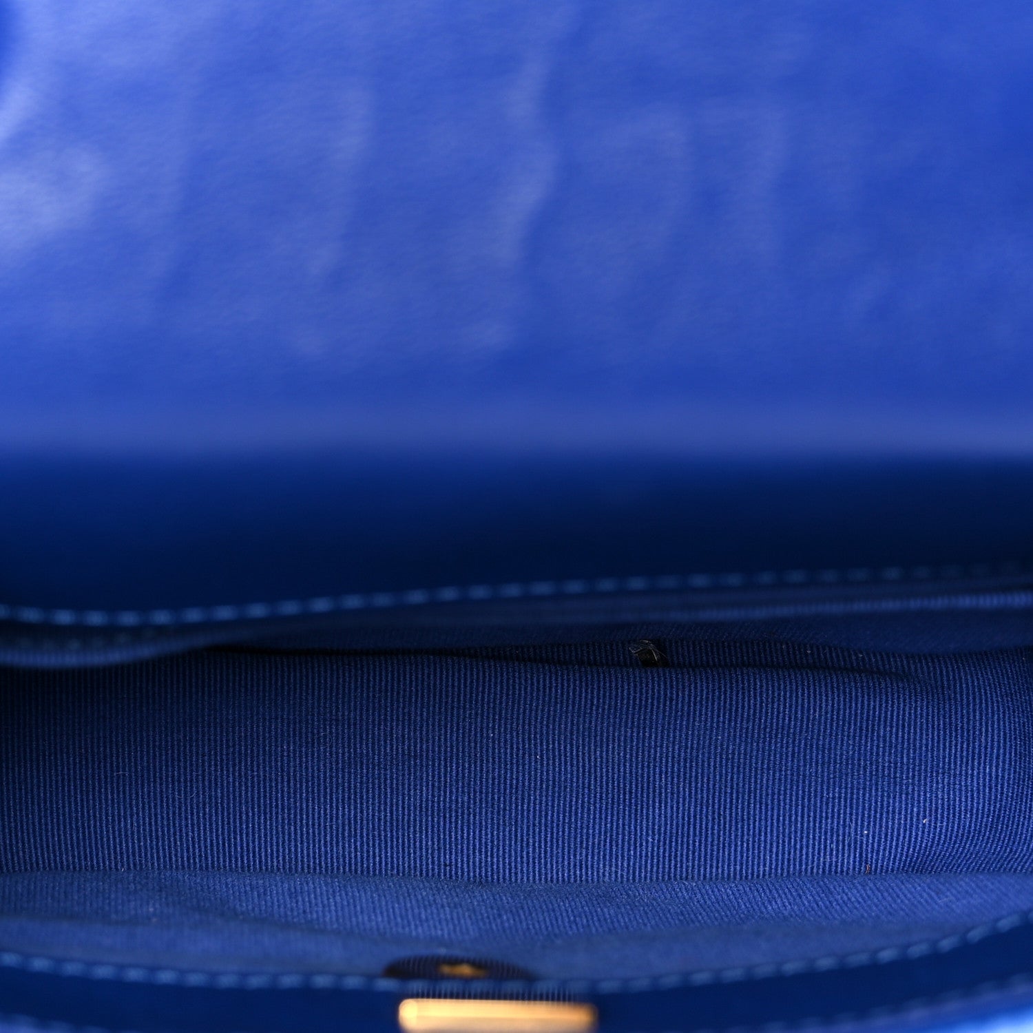 Chanel Velvet Quilted Mini Place Vendome Flap Blue 5 of 10