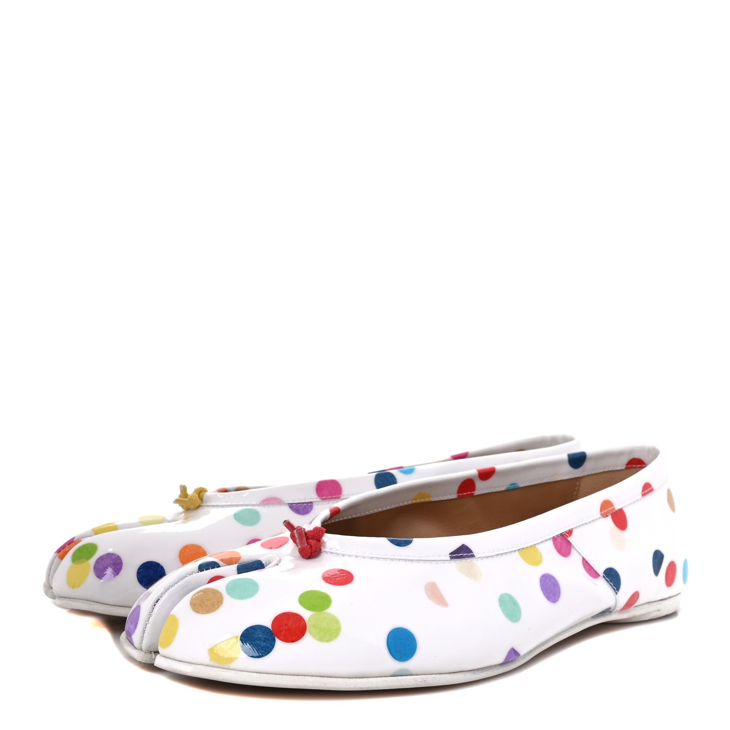 Maison Margiela PVC Confetti Printed Tabi Ballerina Flats 37 Multicolor 4 of 9