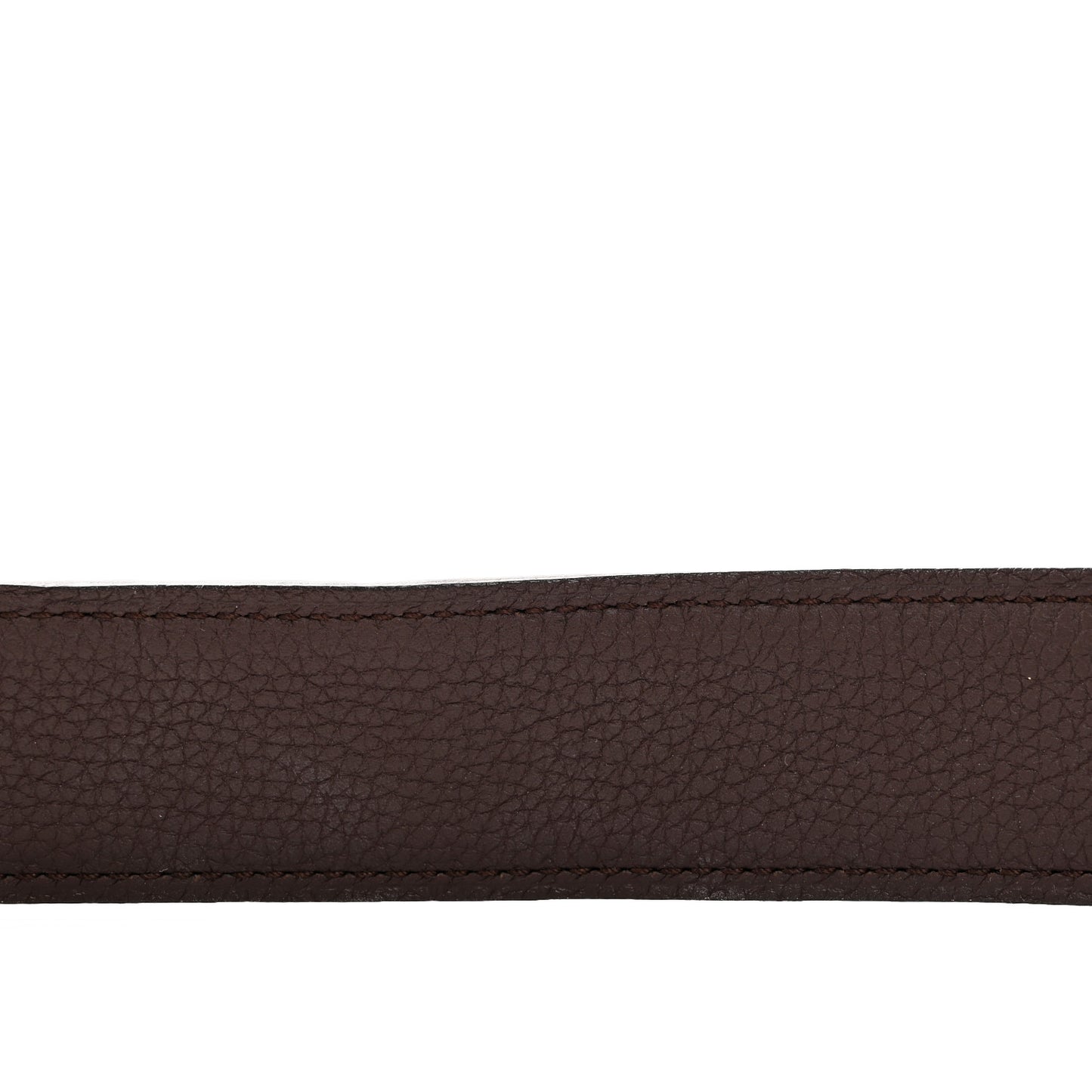 Box Togo 32mm Guilloche H Belt 80/32 Black Chocolate
