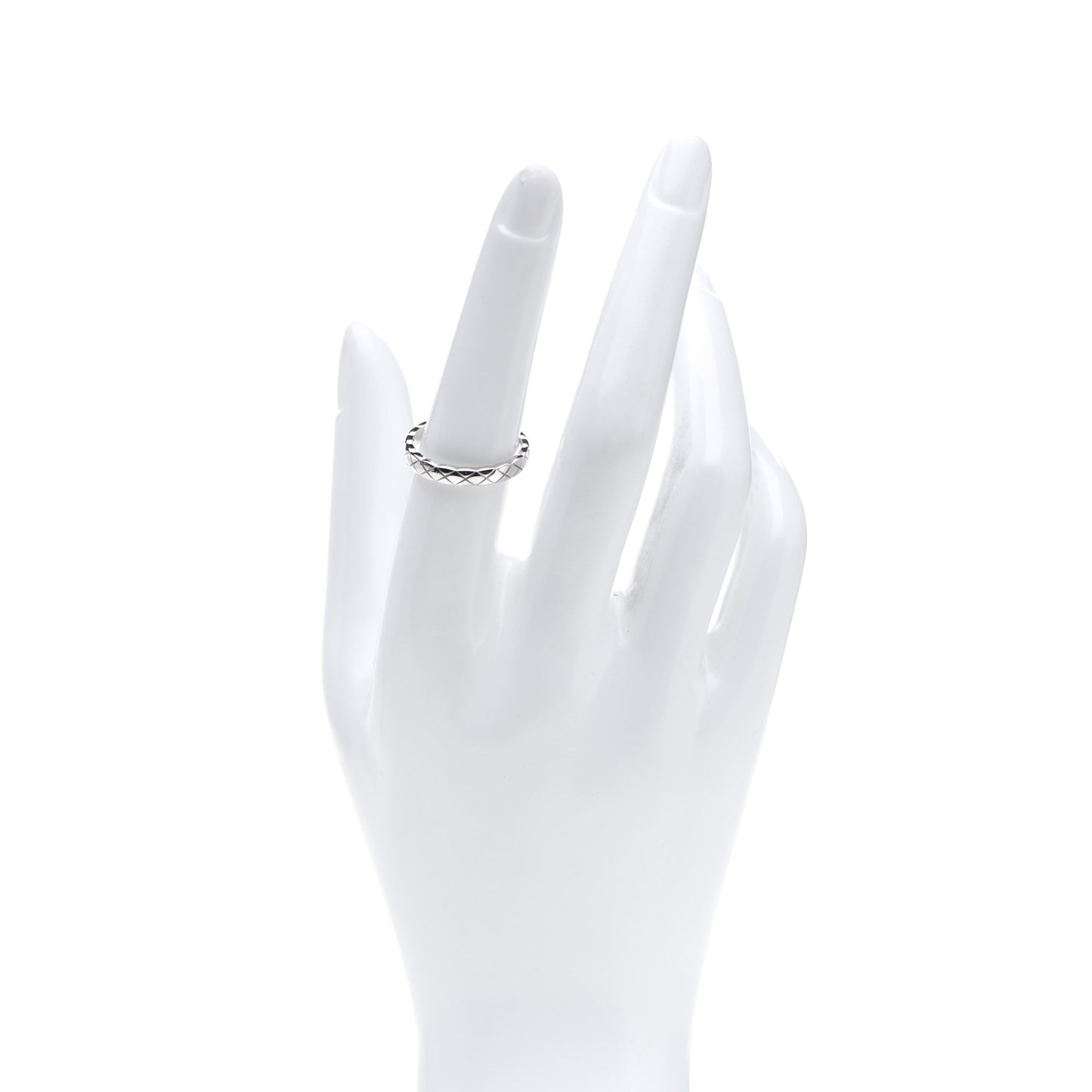 18K White Gold Mini Coco Crush Ring 55 7.25