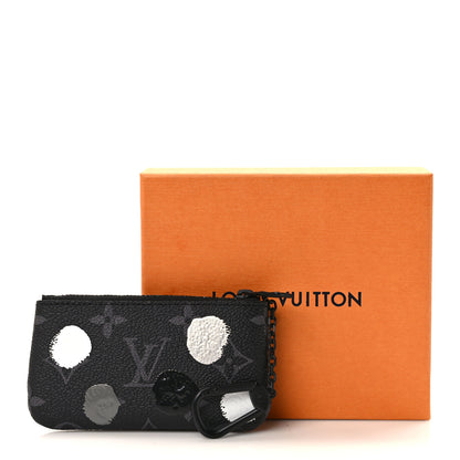 Louis Vuitton LV X YK Monogram Eclipse Key Pouch Black Silver 8 of 8