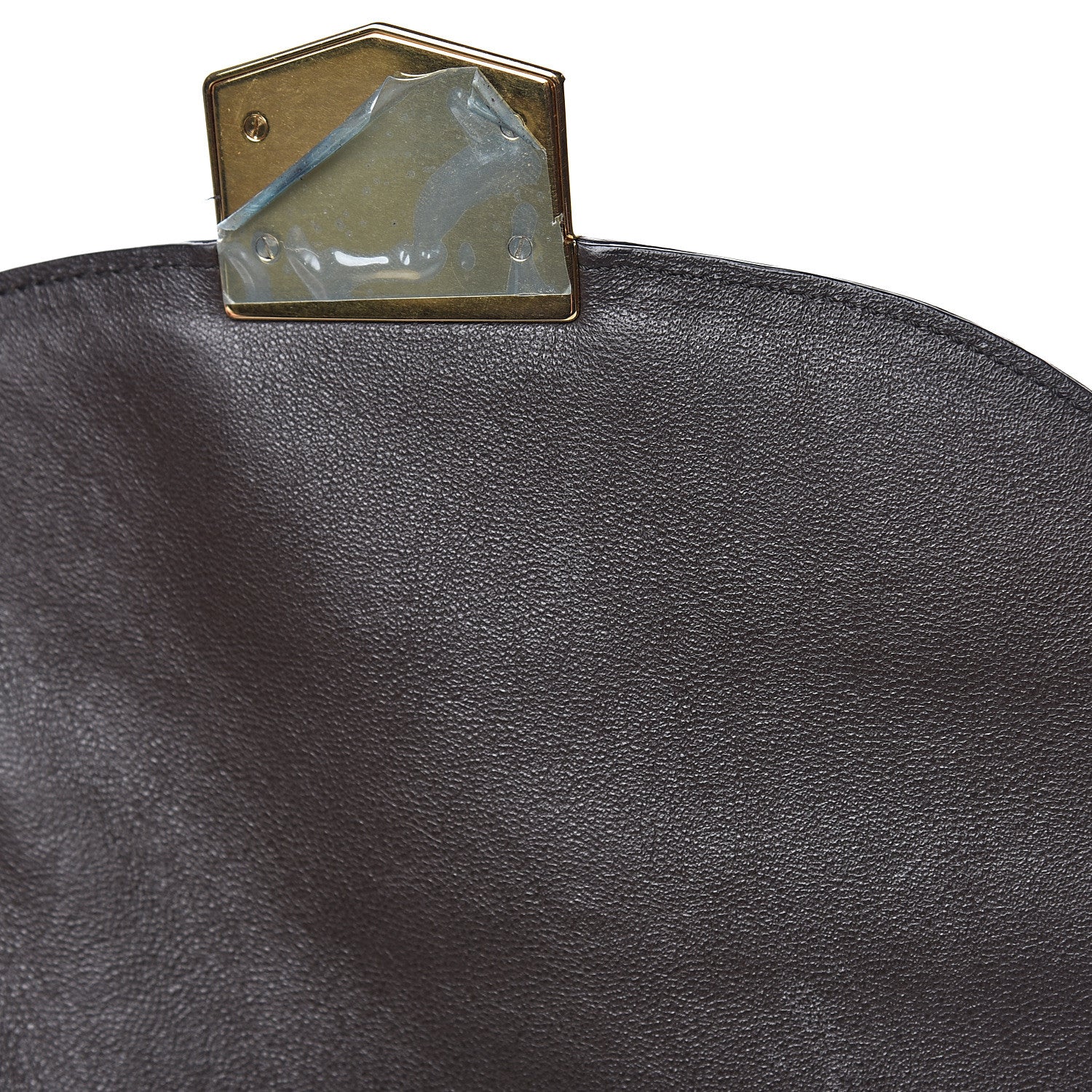 Celine Supersoft Calfskin Medium Trotteur Wood 16 of 18