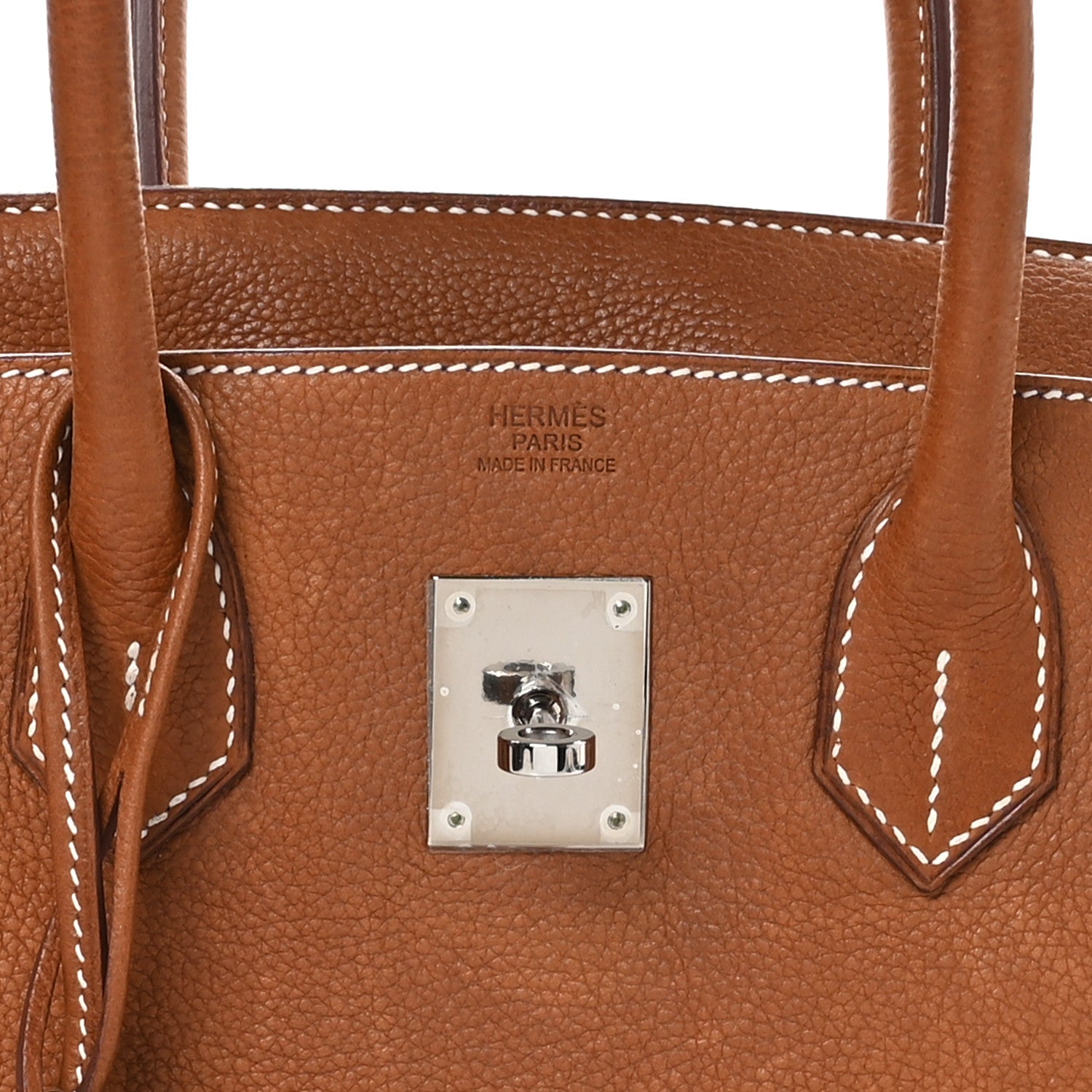 Hermes Natural Barenia Faubourg Birkin 30 Fauve 6 of 13