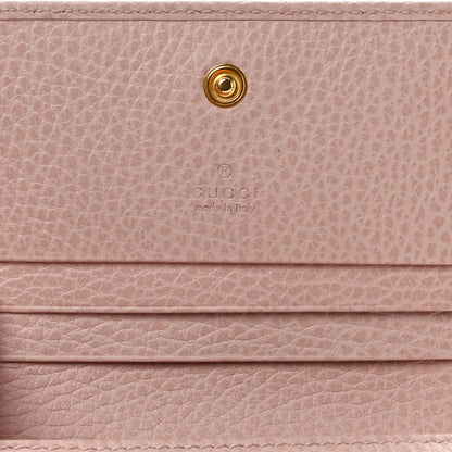Gucci Dollar Calfskin GG Marmont Card Case Perfect Pink 6 of 7