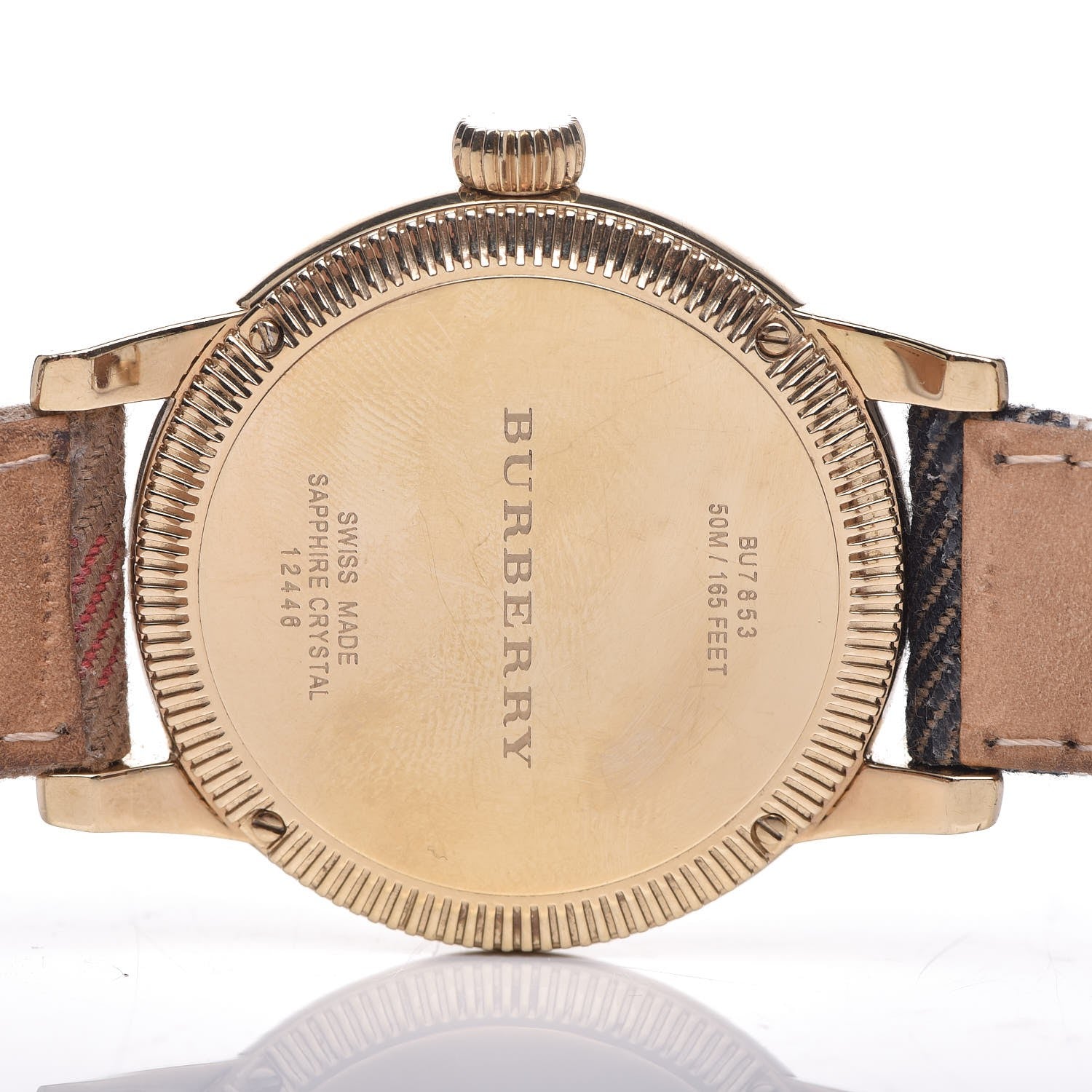 Burberry Stainless Steel Calfskin 38mm Quartz Watch BU7853 428987