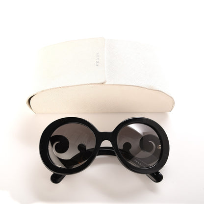Prada Baroque Sunglasses SPR 27N Black 7 of 7