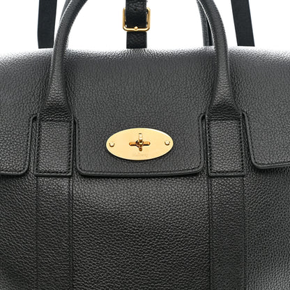 Mulberry Classic Grain Calfskin Small Bayswater Backpack Black 7 of 9