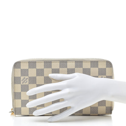 Louis Vuitton Damier Azur Zippy Organizer Wallet 2 of 13