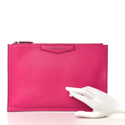 Givenchy Sugar Goatskin Medium Antigona Pouch Fushia 2 of 7