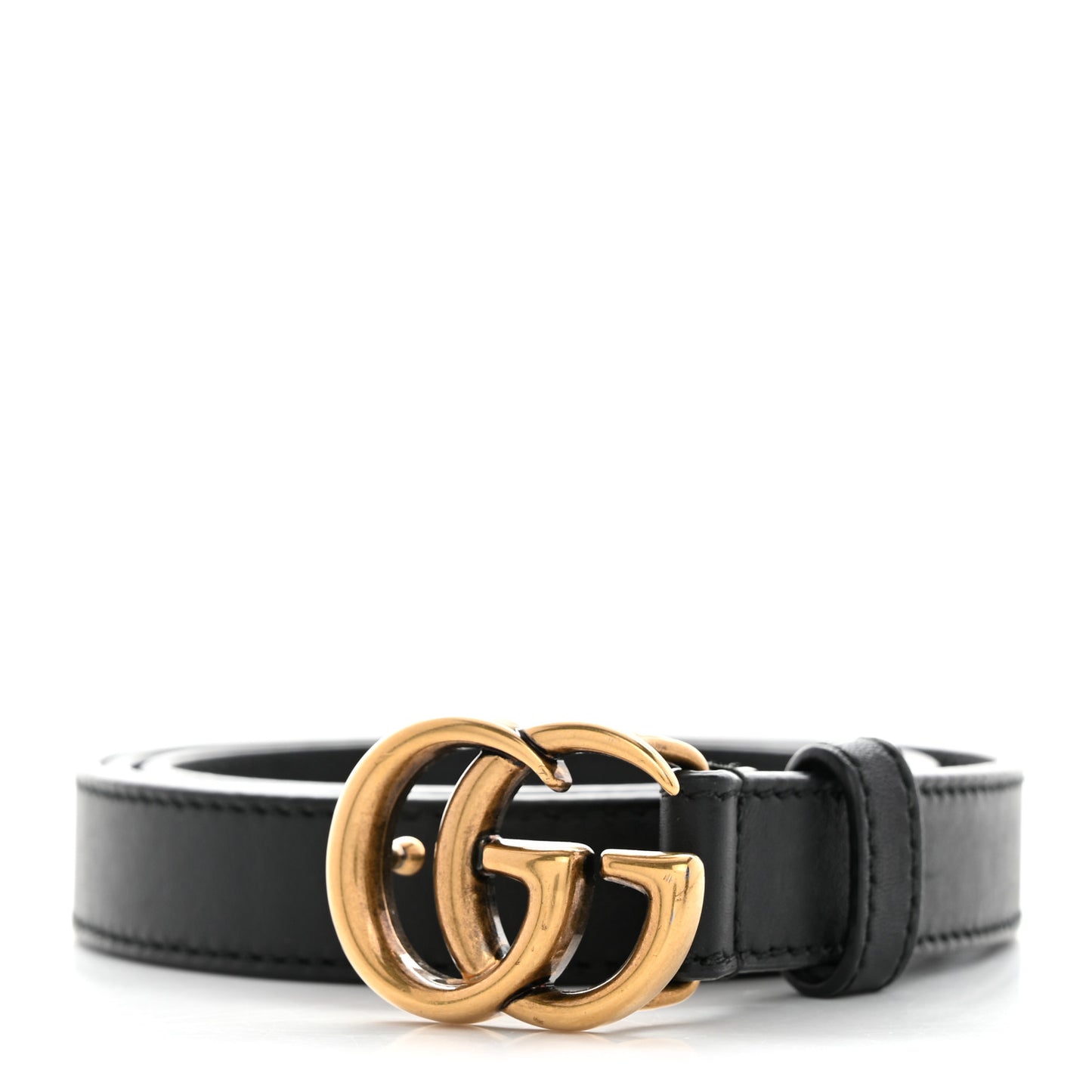 Calfskin Double G 20mm Belt 85 34 Black
