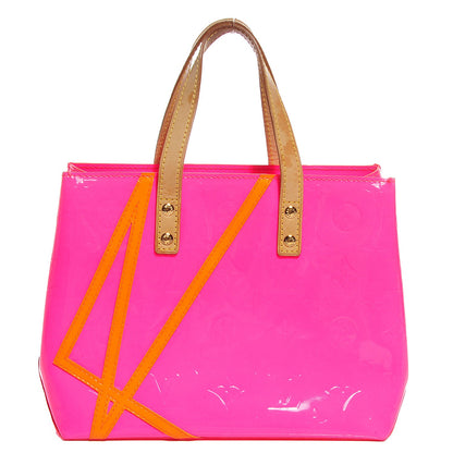 Louis Vuitton Vernis Fluo Reade PM Rose 1 of 7