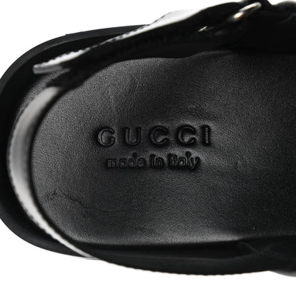 Gucci Nylon Cirano Lux Stripe Mens Cleat Sole Slingback Sandals 9 Ecru Poppy Black 6 of 9