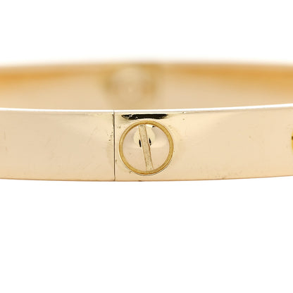 Cartier 18K Yellow Gold LOVE Bracelet 17 4 of 8