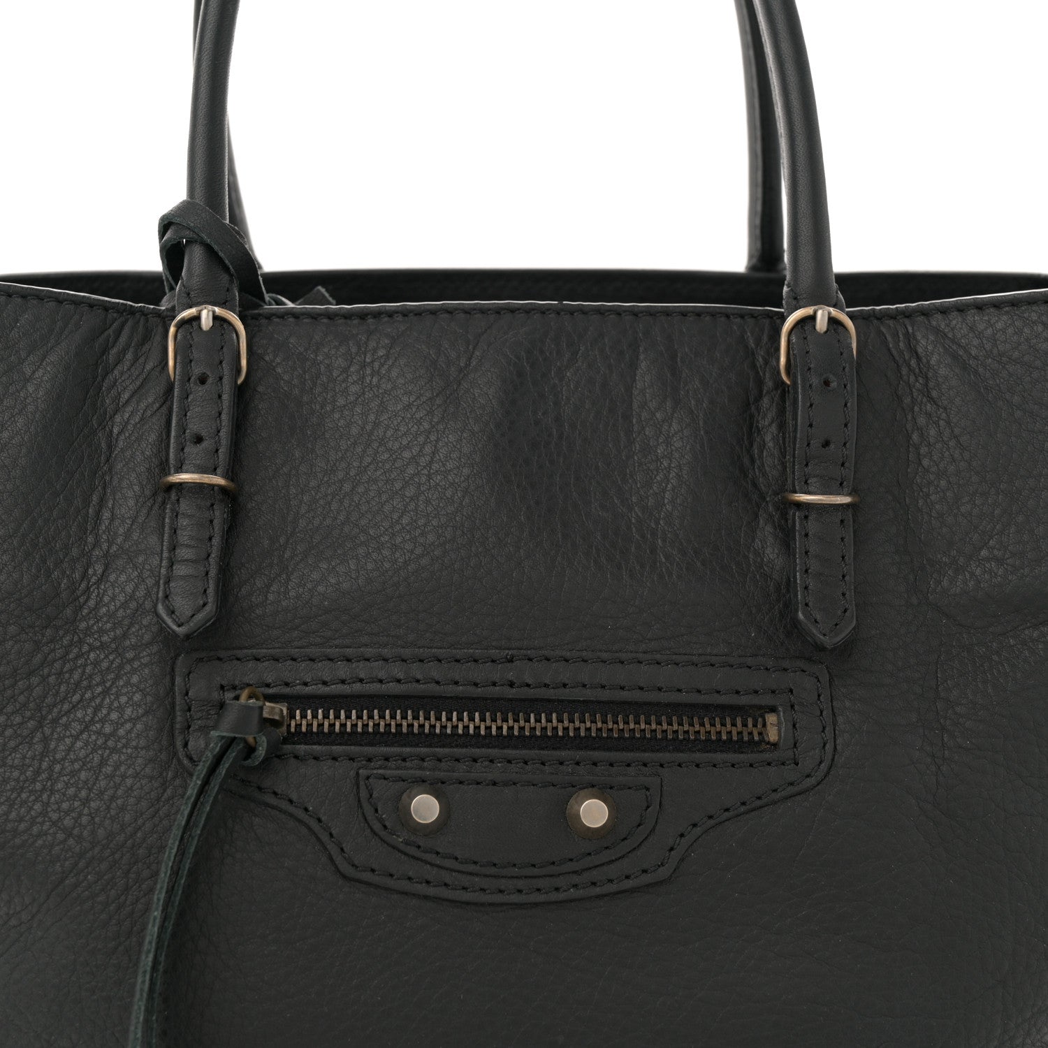Balenciaga Veau Souple Mini Papier Tote Black 9 of 15