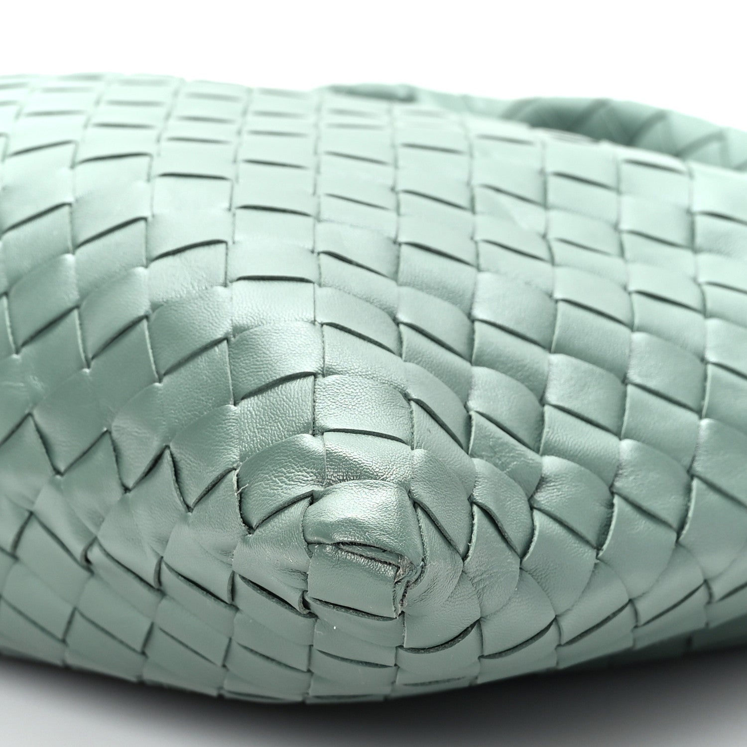 Bottega Veneta Calfskin Intrecciato Small Hop Aloe 8 of 8