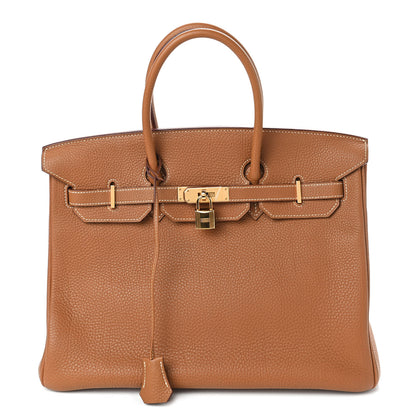 Hermes Togo Birkin 35 Gold 1 of 37