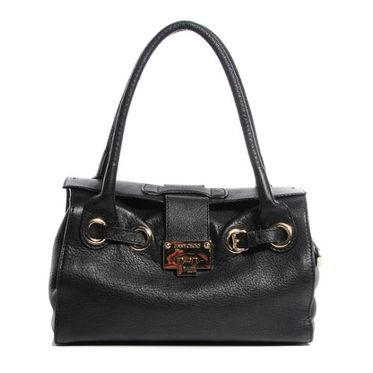 Jimmy Choo Grainy Calf Ross Satchel Black 1 of 6