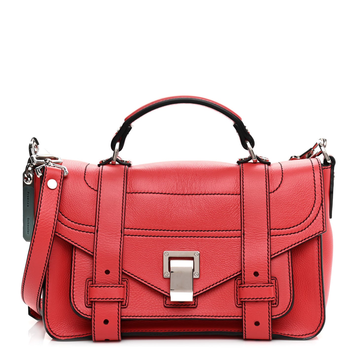 Lambskin Tiny PS1 Satchel Red