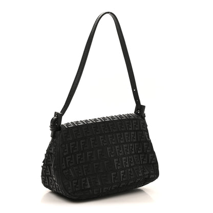 Fendi Zucchino Embellished Mini Mama Baguette Black 3 of 10