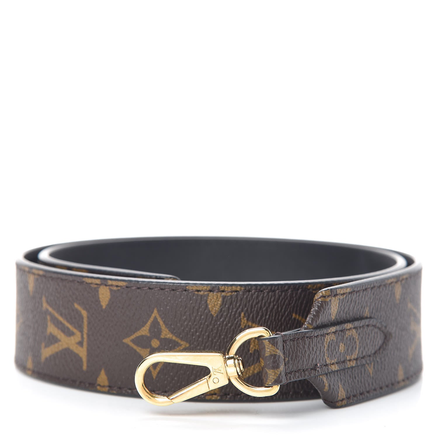 Louis Vuitton Monogram Bandouliere Shoulder Strap Black 1 of 6