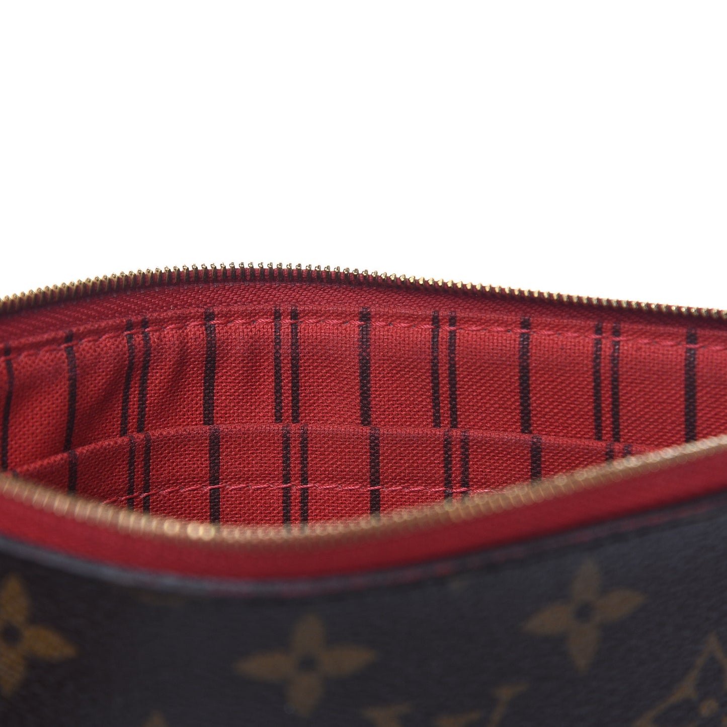 Monogram Neverfull MM GM Pochette Cherry