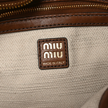 Miu Miu Nappa Aviator Regular Aventure Shoulder Bag Rovere Rovere 6 of 9