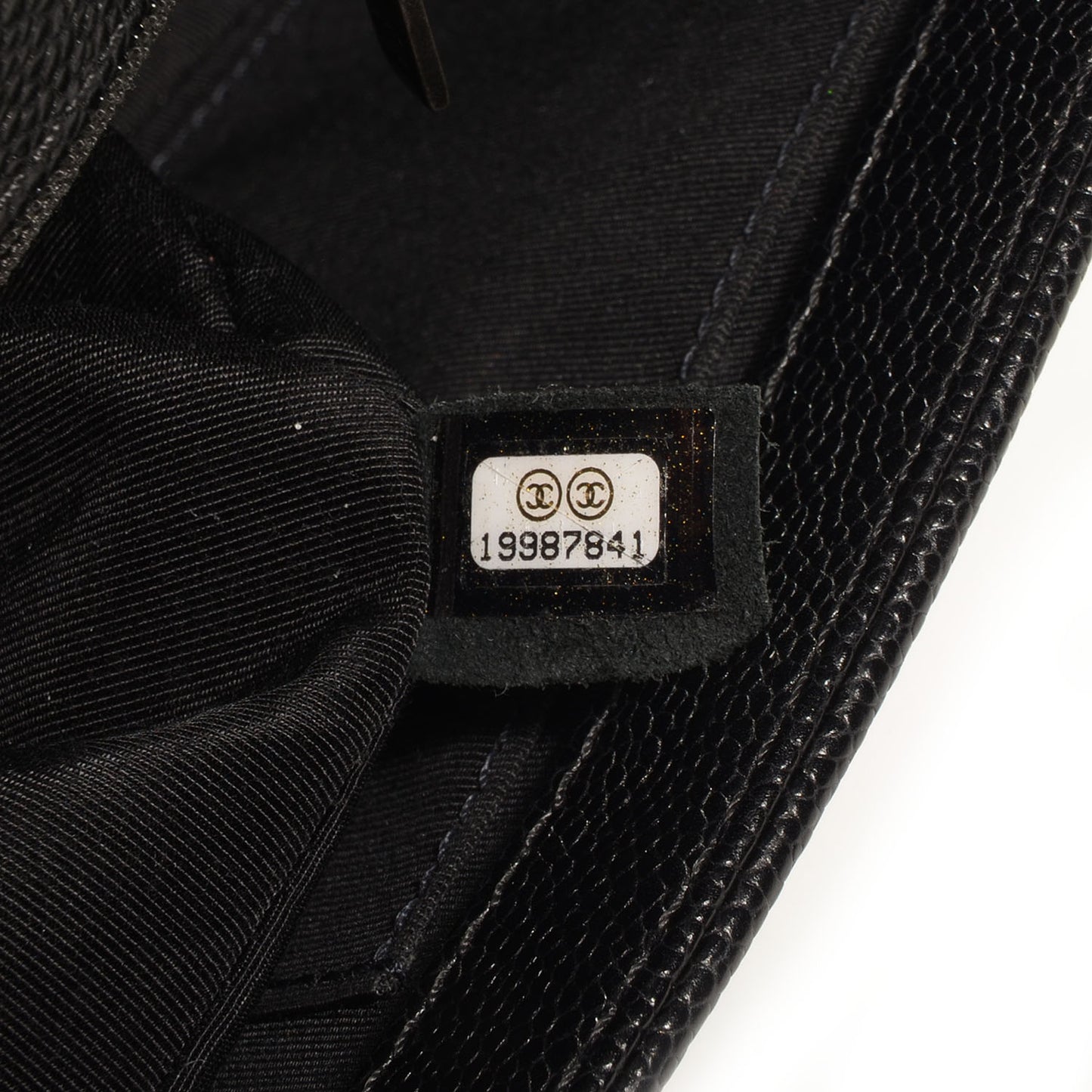 Caviar Medium Boy Flap Black