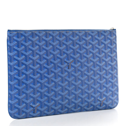 Goyard Goyardine Senat Pochette MM Sky Blue 3 of 7