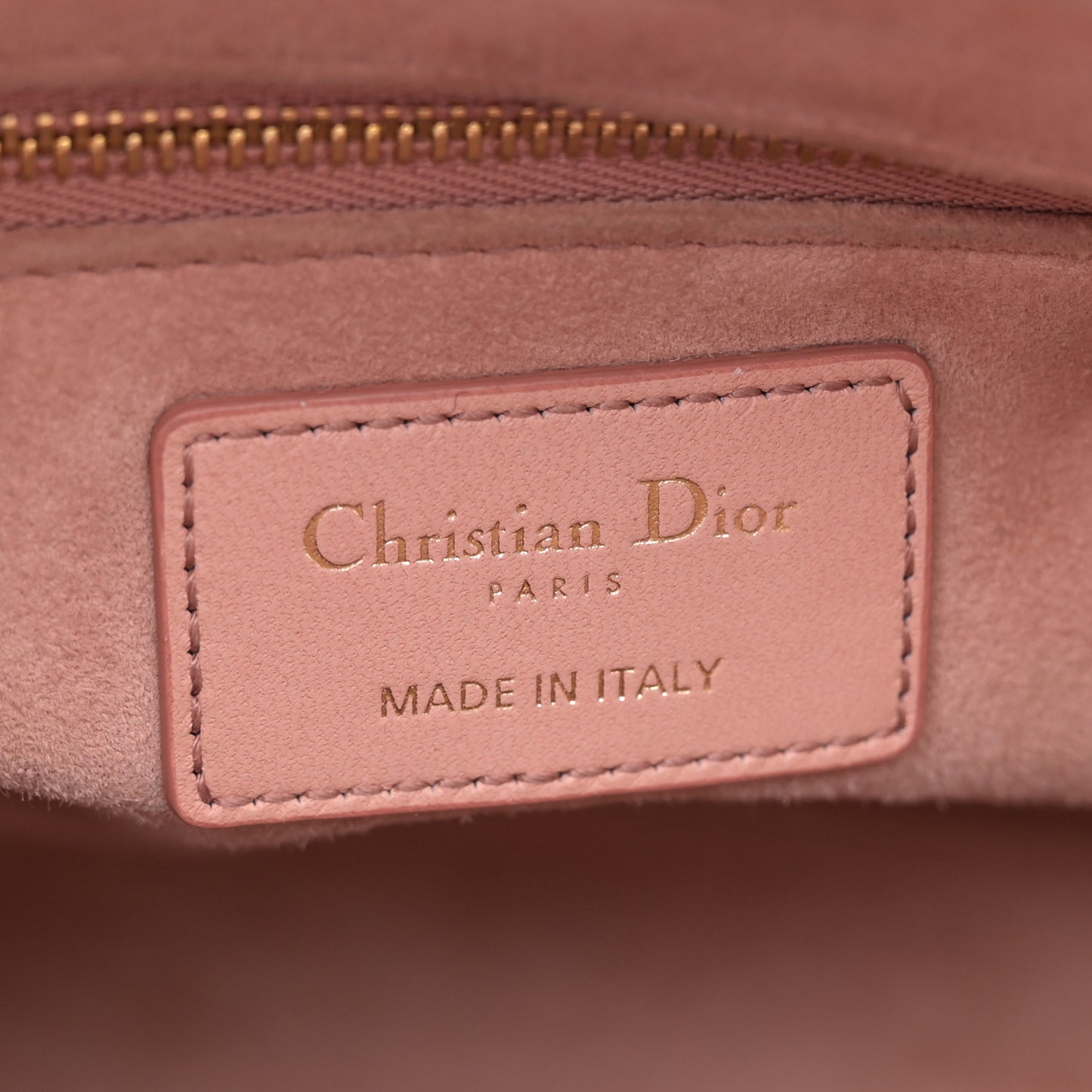 Lambskin Cannage Gradient Medium Lady Dior Pink