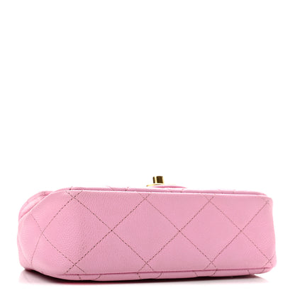 Chanel Caviar Quilted Mini Sweetheart Flap Lilac 4 of 14