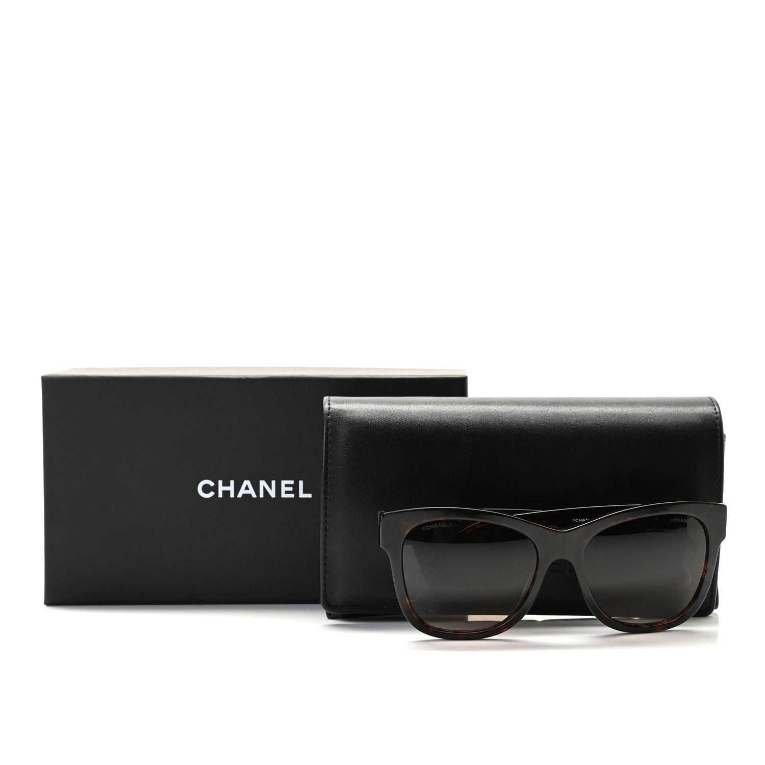 Chanel Acetate Runway Square Sunglasses 5380 Dark Tortoise 7 of 7