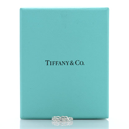 Tiffany Sterling Silver Narrow Infinity Band Ring 46 3.75 5 of 5