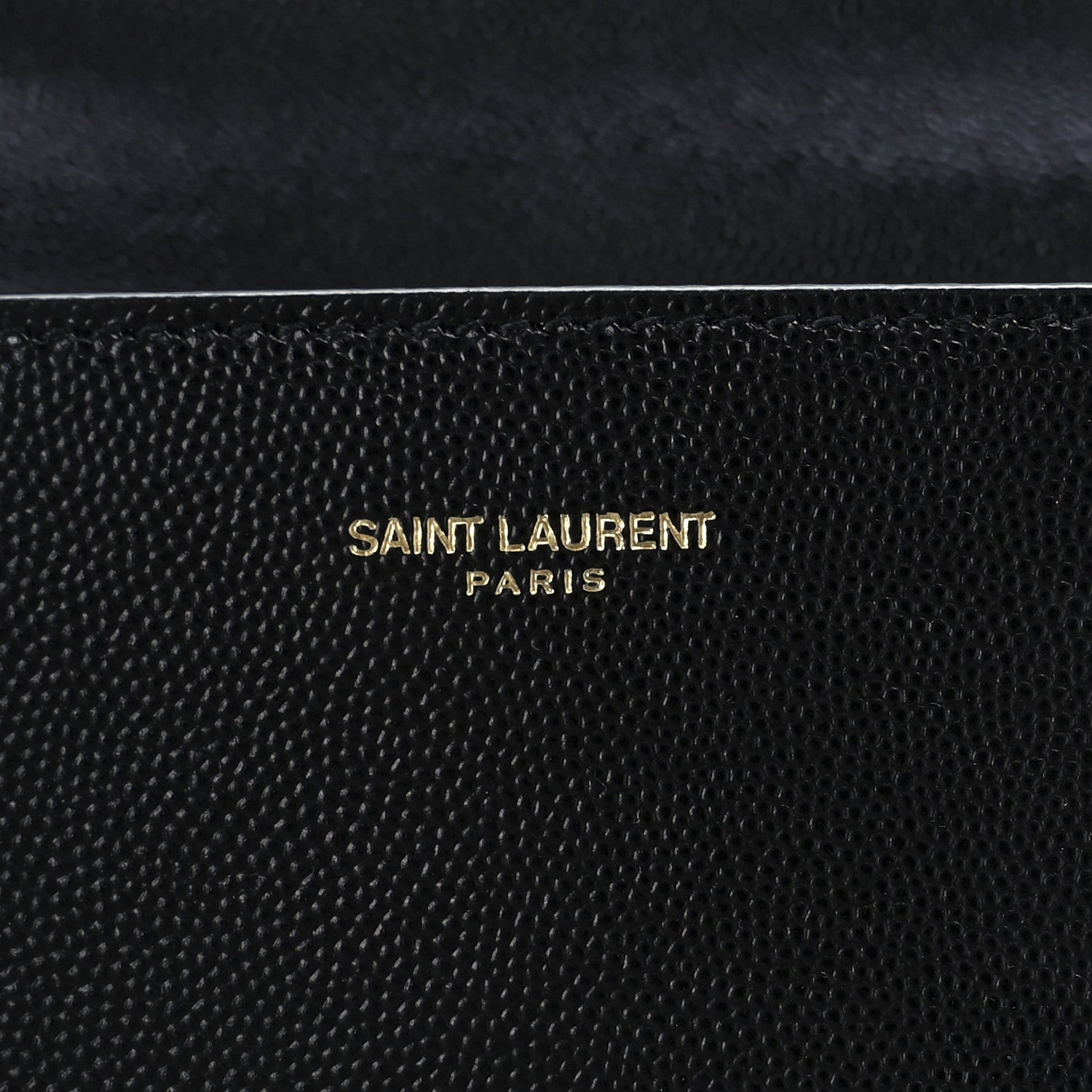 Saint Laurent Grain de Poudre Medium Classic Monogram Cassandra Top Handle Black 7 of 12