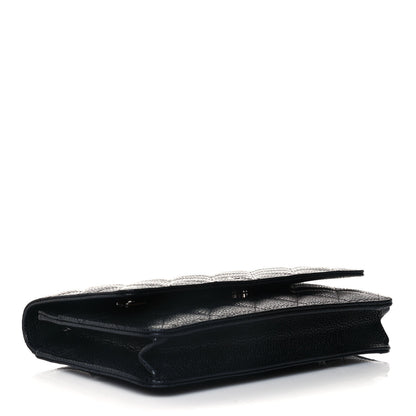 Chanel Caviar Quilted Wallet On Chain WOC Black 4 of 11