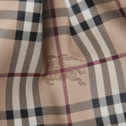 Burberry Haymarket Check Hartham Shoulder Bag Chocolate 10 of 10