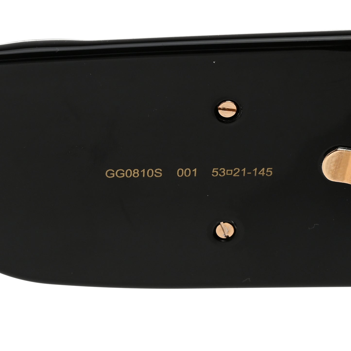 Acetate Frame GG Marmont Logo Sunglasses GG0810S Black