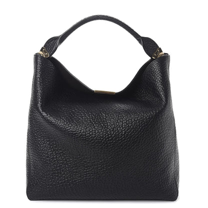 Burberry Heritage Grain Medium Lindburn Hobo Black 1 of 8