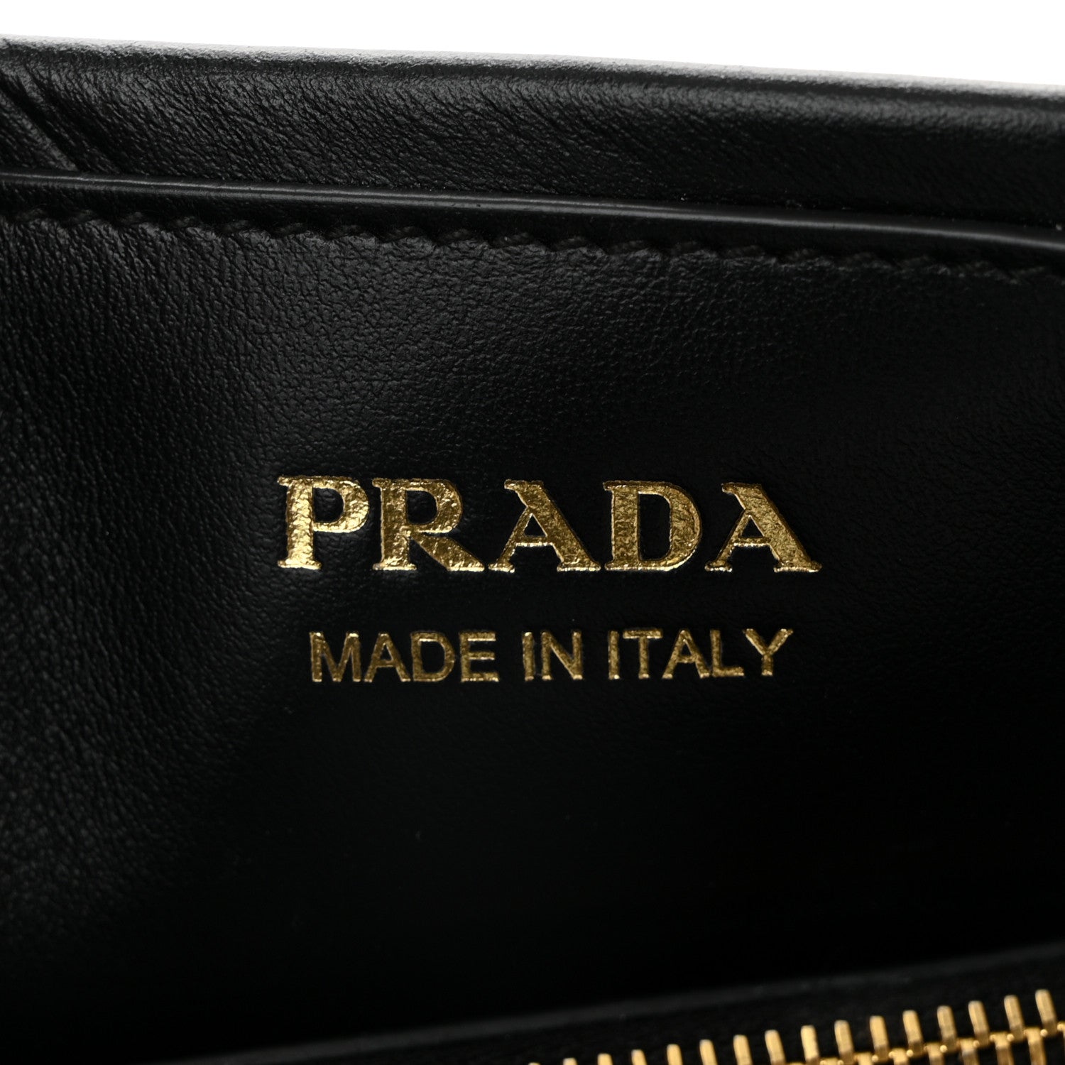 Prada Soft Calfskin Triangolo Symbole Embossed Mini Tote Black 6 of 10