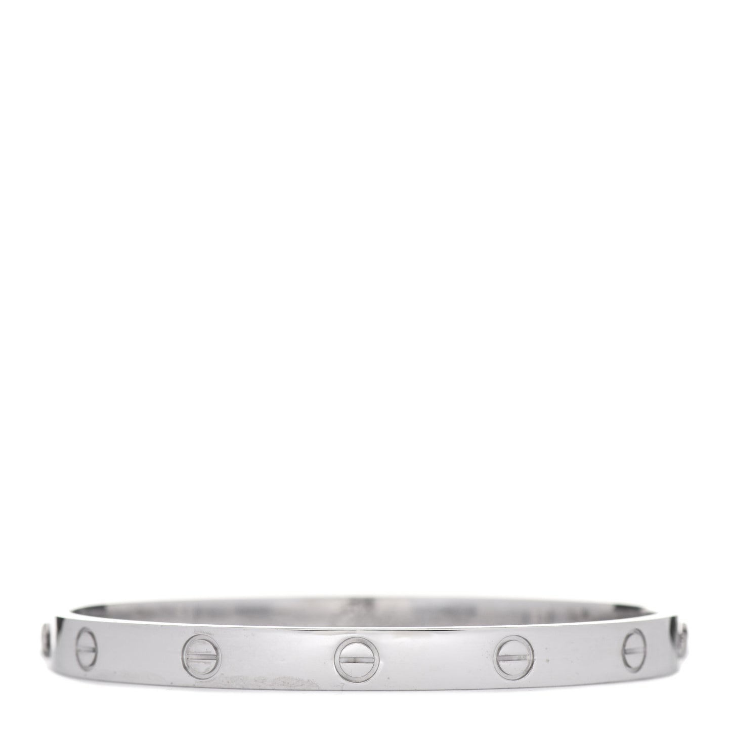 18K White Gold LOVE Bracelet 19