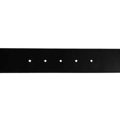 Gucci Moon Calfskin Pearl Double G 40mm Belt 90 36 Black Cream 3 of 6
