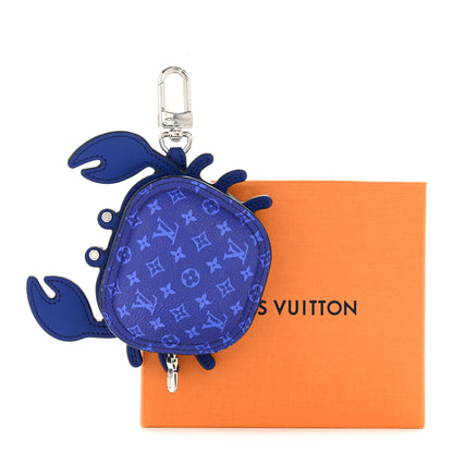 Louis Vuitton Monogram Crab Bag Charm Blue 8 of 8