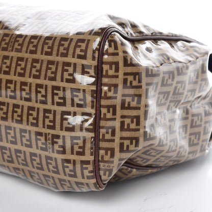 Fendi Vinyl Zucchino Tote Tobacco 13 of 13