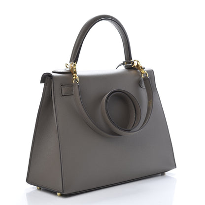 Hermes Epsom Kelly Sellier 28 Etain 3 of 41