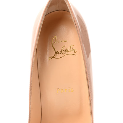 Christian Louboutin Patent Fifille 100 Pumps 39.5 Nude 7 of 8